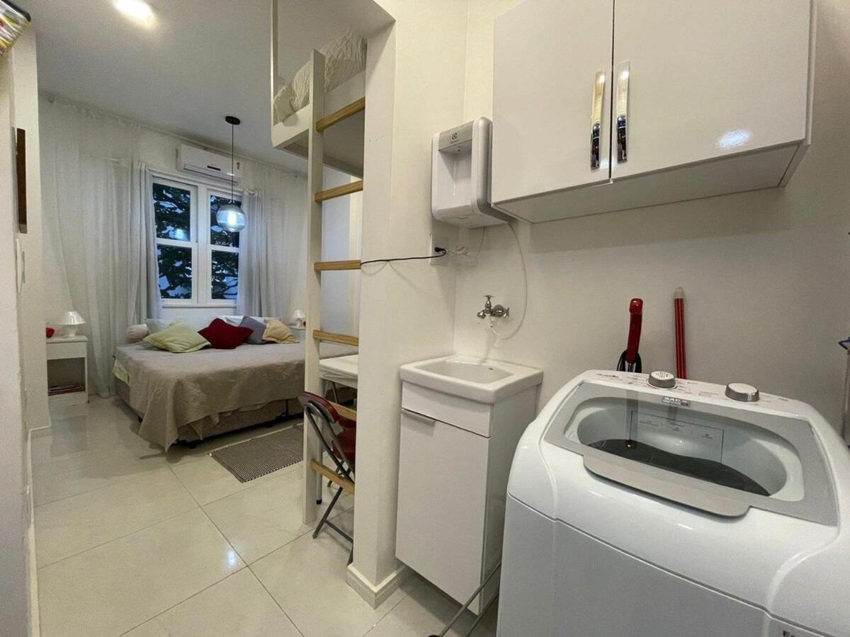 Studio Na Quadra Da Praia De Copacabana Rio de Janeiro Luaran gambar